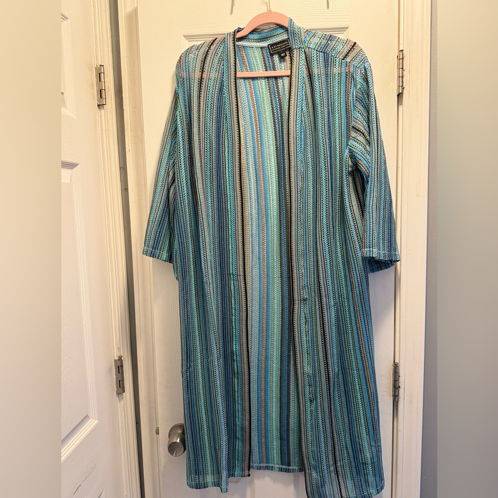 G by Giuliana Multicolor Knit Duster